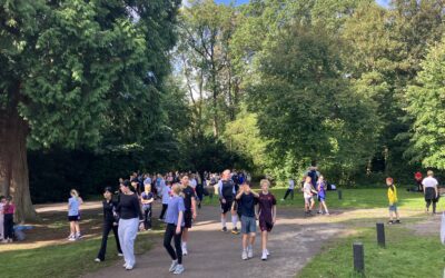 Gemeinsam Runde für Runde beim Sponsorenlauf