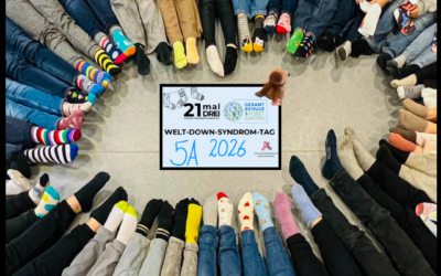 Mit bunten Socken ein Zeichen für Vielfalt