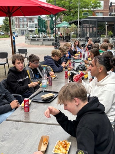 Niederländischkurse des 7. Jahrgangs in Millingen am Rhein